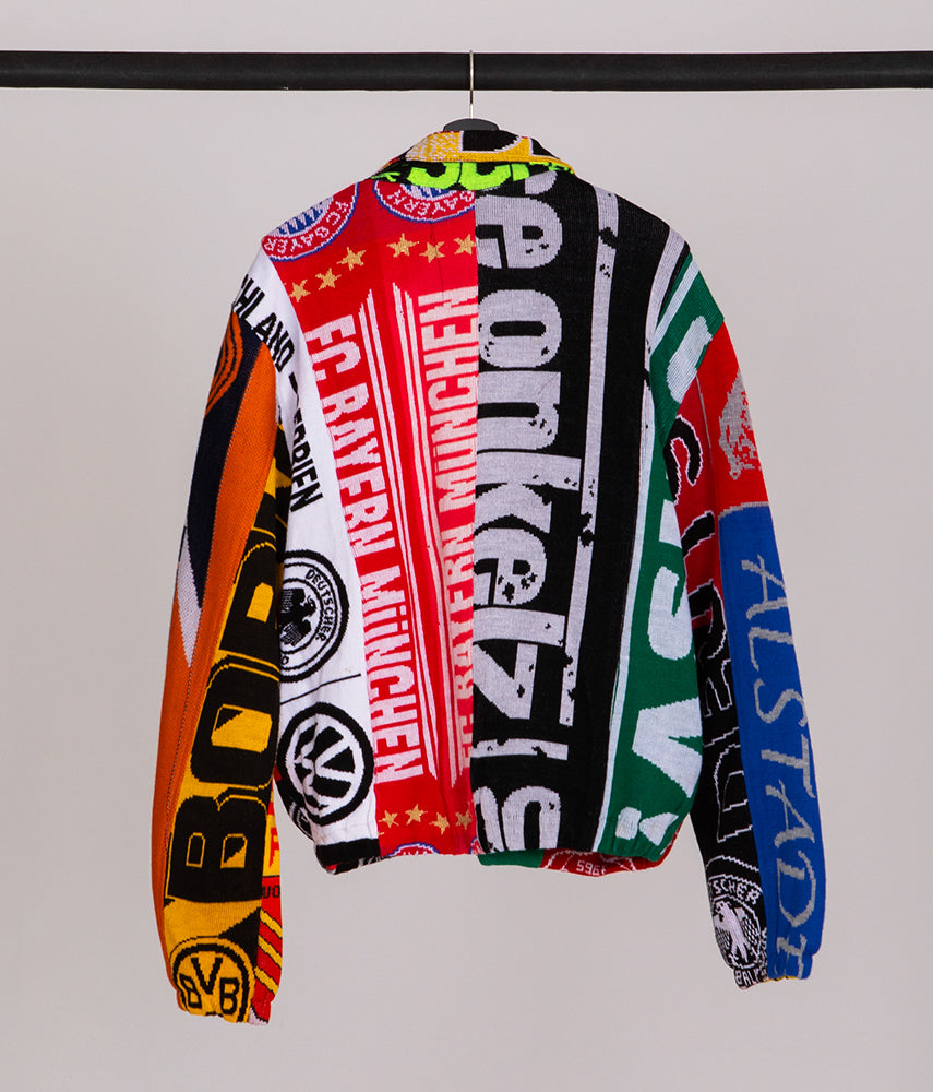 RECOVERY 4di20 Pre-loved scarves custom jacket