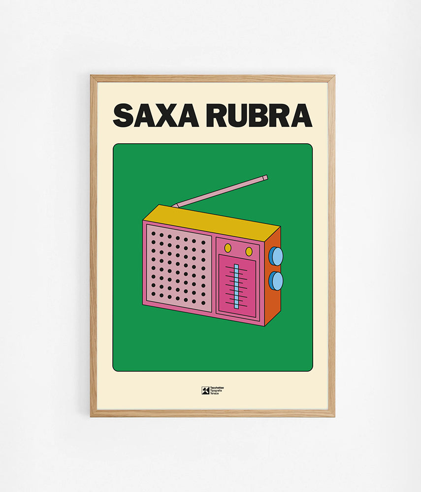 SAXA RUBRA Poster 50x70cm