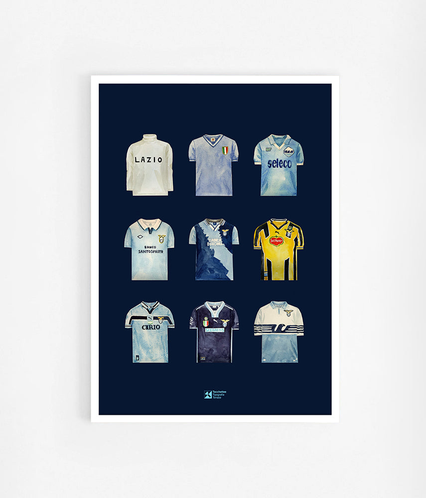 PER LA MAGLIA BIANCOCELESTE Poster 50x70cm