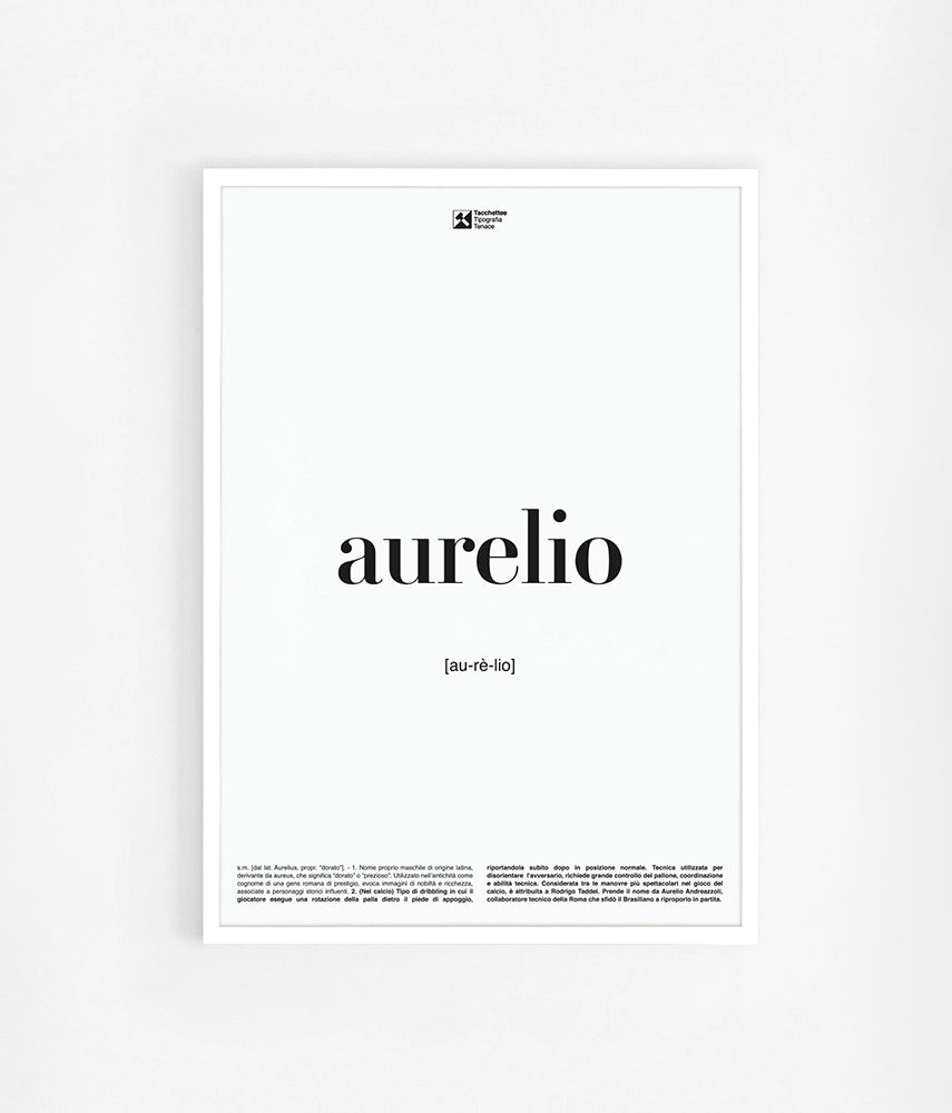 AURELIO Poster 50x70cm