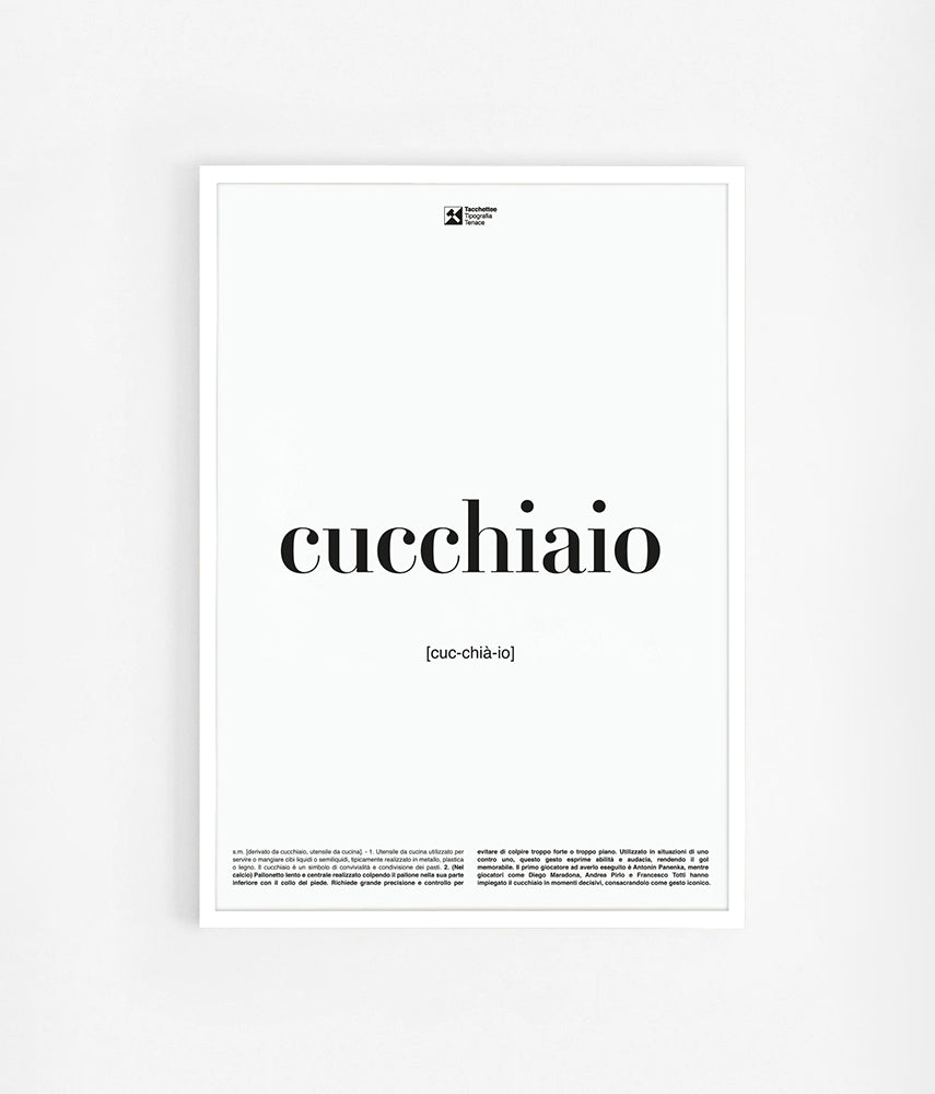 CUCCHIAIO Poster 50x70cm