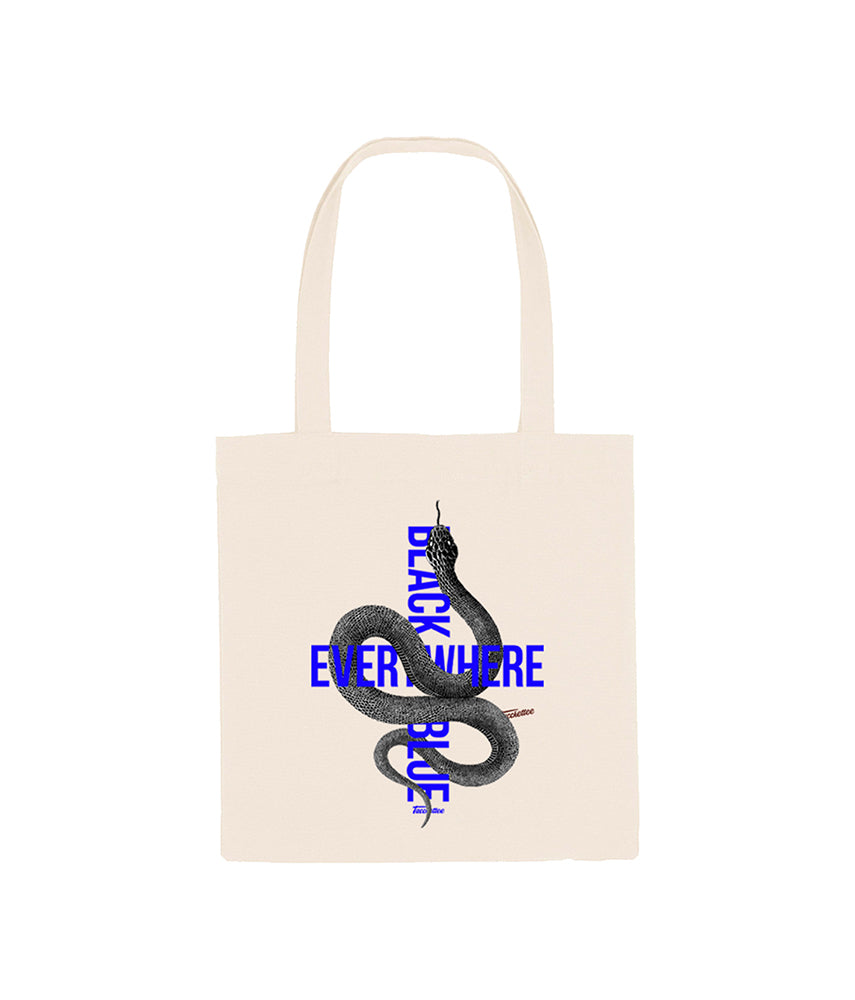 EVERYWHERE BLACK & BLUE Shopper