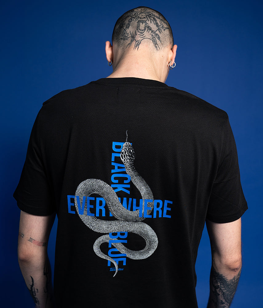 EVERYWHERE BLACK&BLUE T-shirt