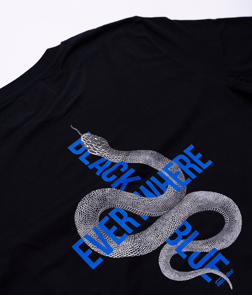 EVERYWHERE BLACK&BLUE T-shirt