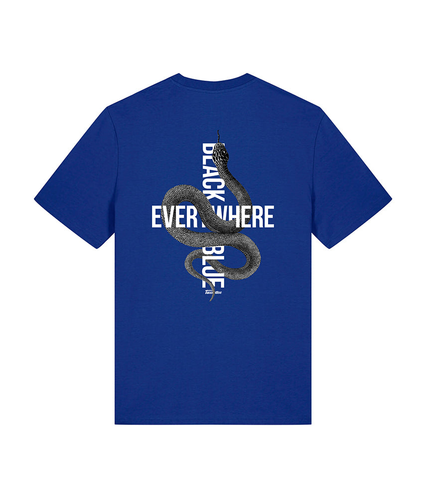 EVERYWHERE BLACK&BLUE T-shirt