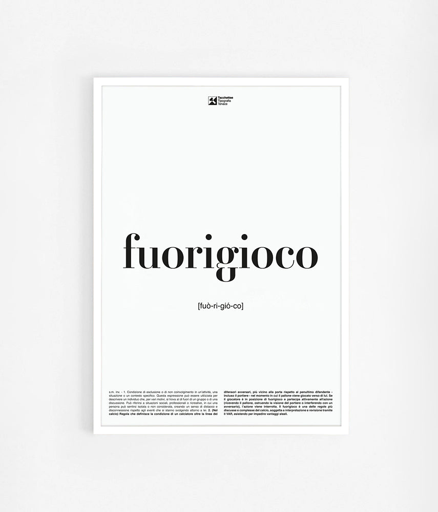 FUORIGIOCO Poster 50x70cm