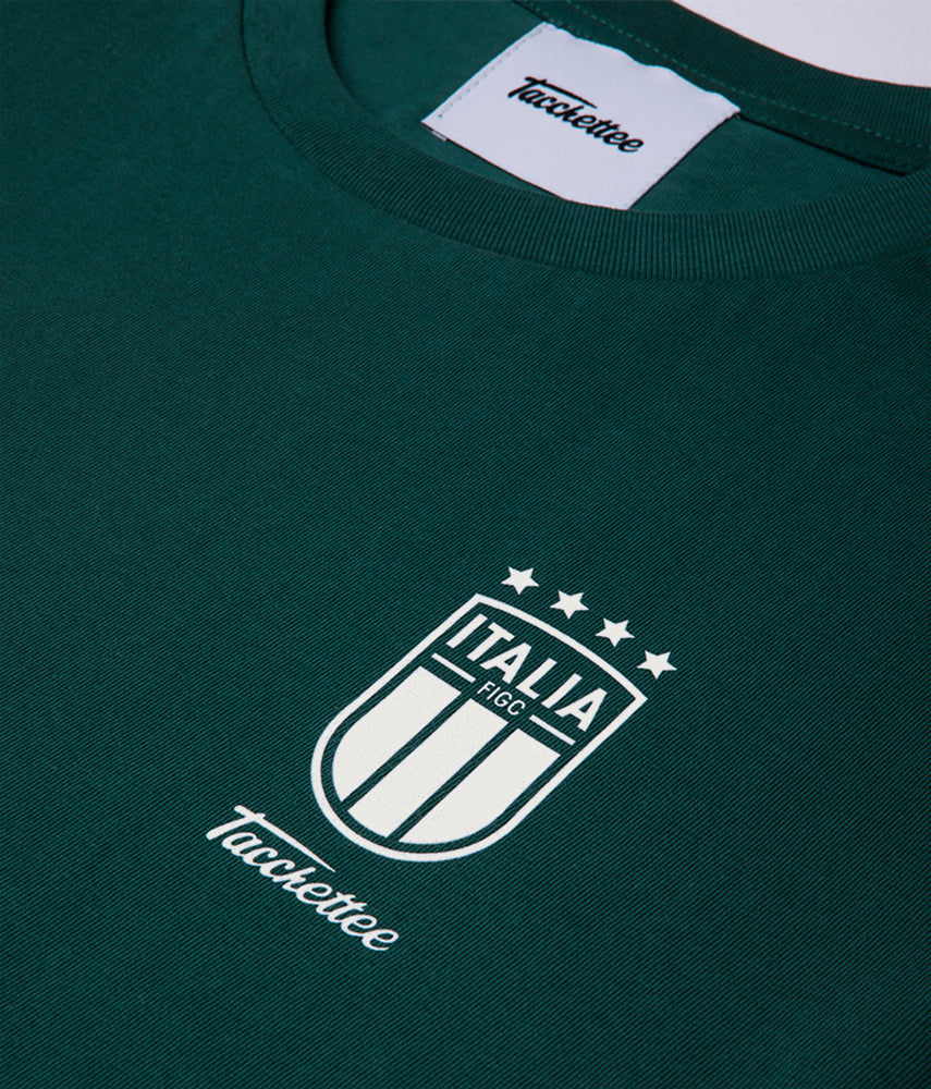 VERDE 1954 Tacchettee x Italia FIGC T-shirt stampata