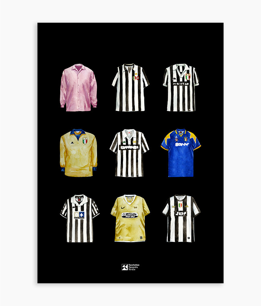 PER LA MAGLIA BIANCONERA Poster 50x70cm