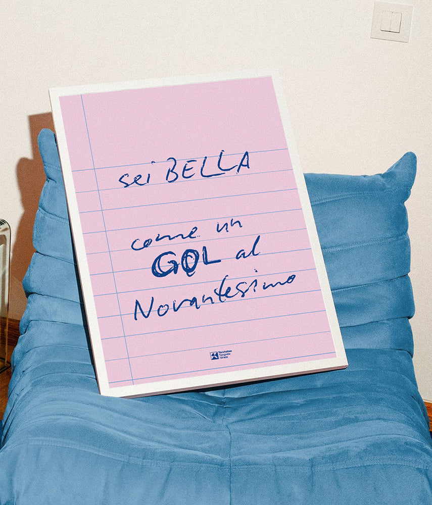 SEI BELLA COME Poster 50x70cm